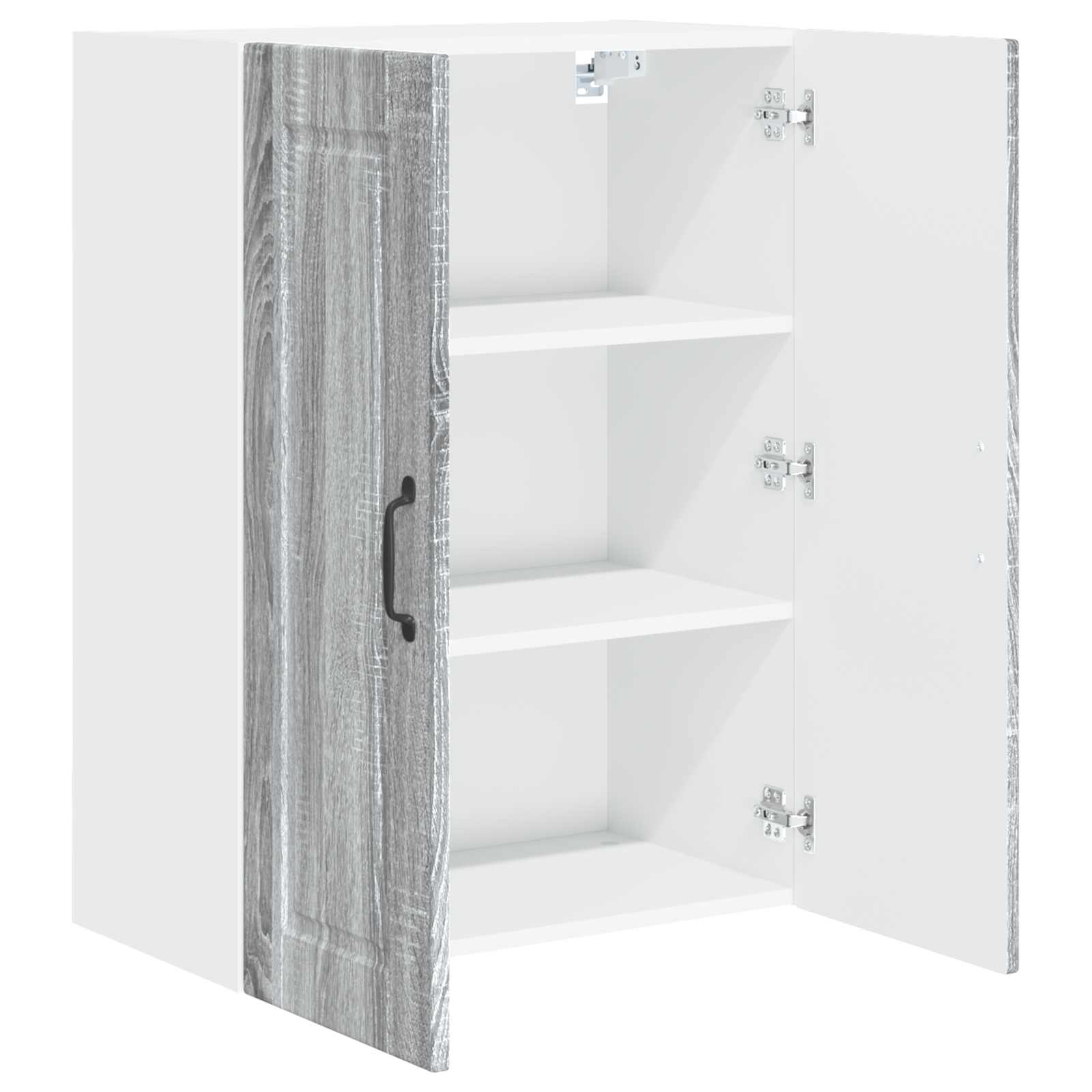 Wandschrank PORTO Graues Sonoma 60 x 31 x 80 cm Holzwerkstoff