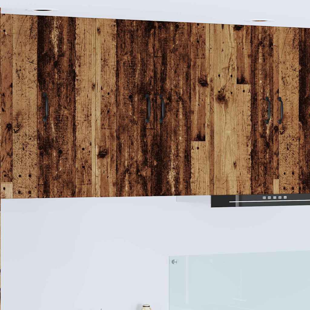 Küchenwandschrank mit Tür Altholz 60 x 31 x 80 cm Holzwerkstoff