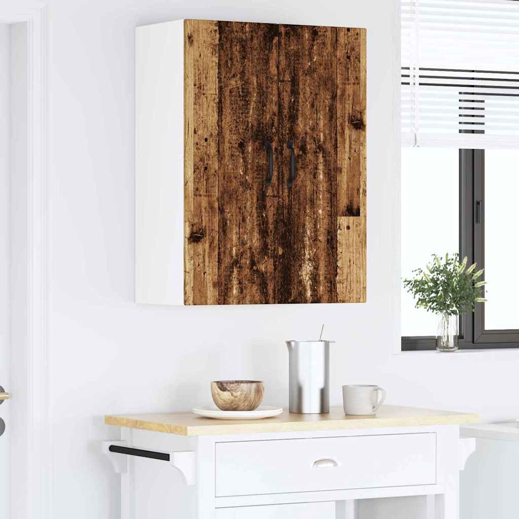 Küchenwandschrank mit Tür Altholz 60 x 31 x 80 cm Holzwerkstoff