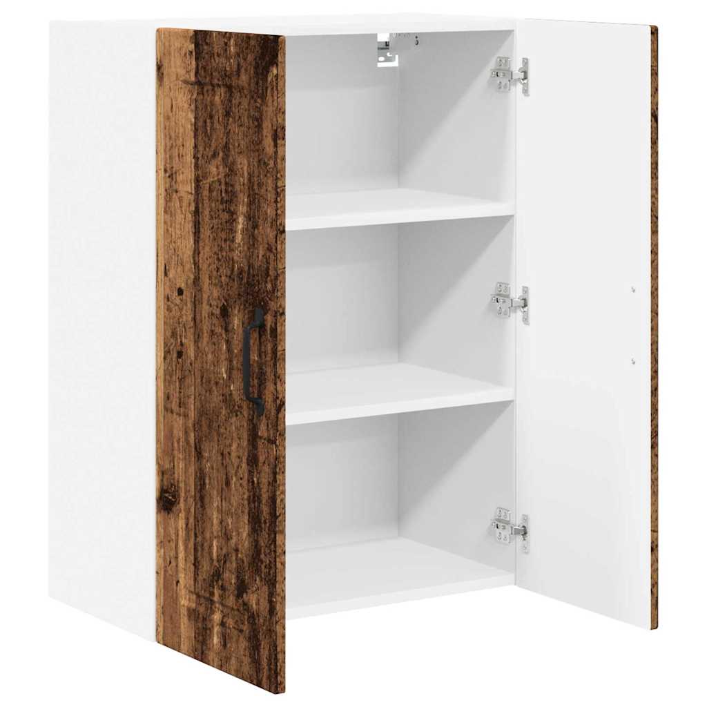 Küchenwandschrank mit Tür Altholz 60 x 31 x 80 cm Holzwerkstoff