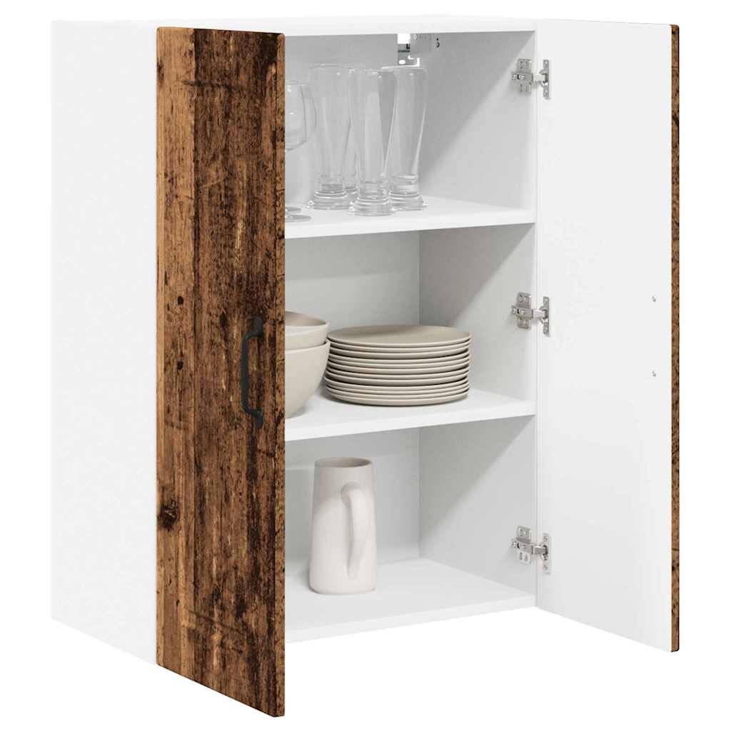 Küchenwandschrank mit Tür Altholz 60 x 31 x 80 cm Holzwerkstoff