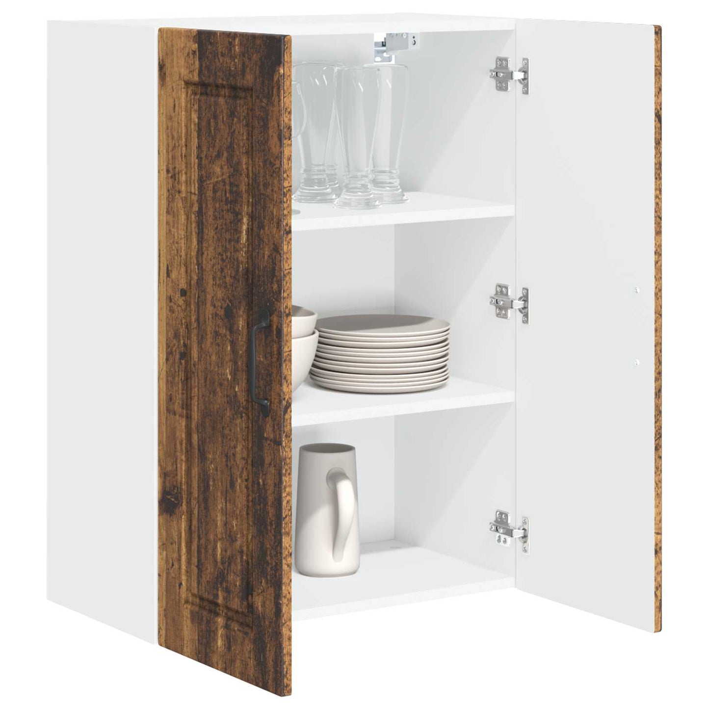 Wandschrank PORTO Altholz 60 x 31 x 80 cm Holzwerkstoff