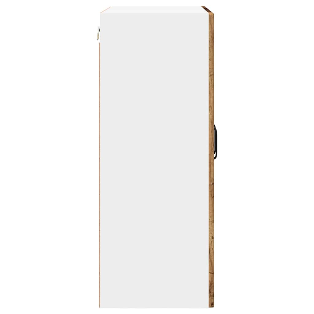 Küchenwandschrank mit Tür Altholz 60 x 31 x 80 cm Holzwerkstoff