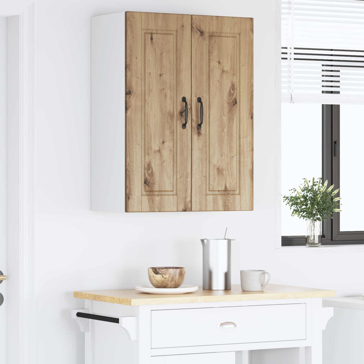 Wandschrank PORTO Artisan-Eiche 60 x 31 x 80 cm Holzwerkstoff