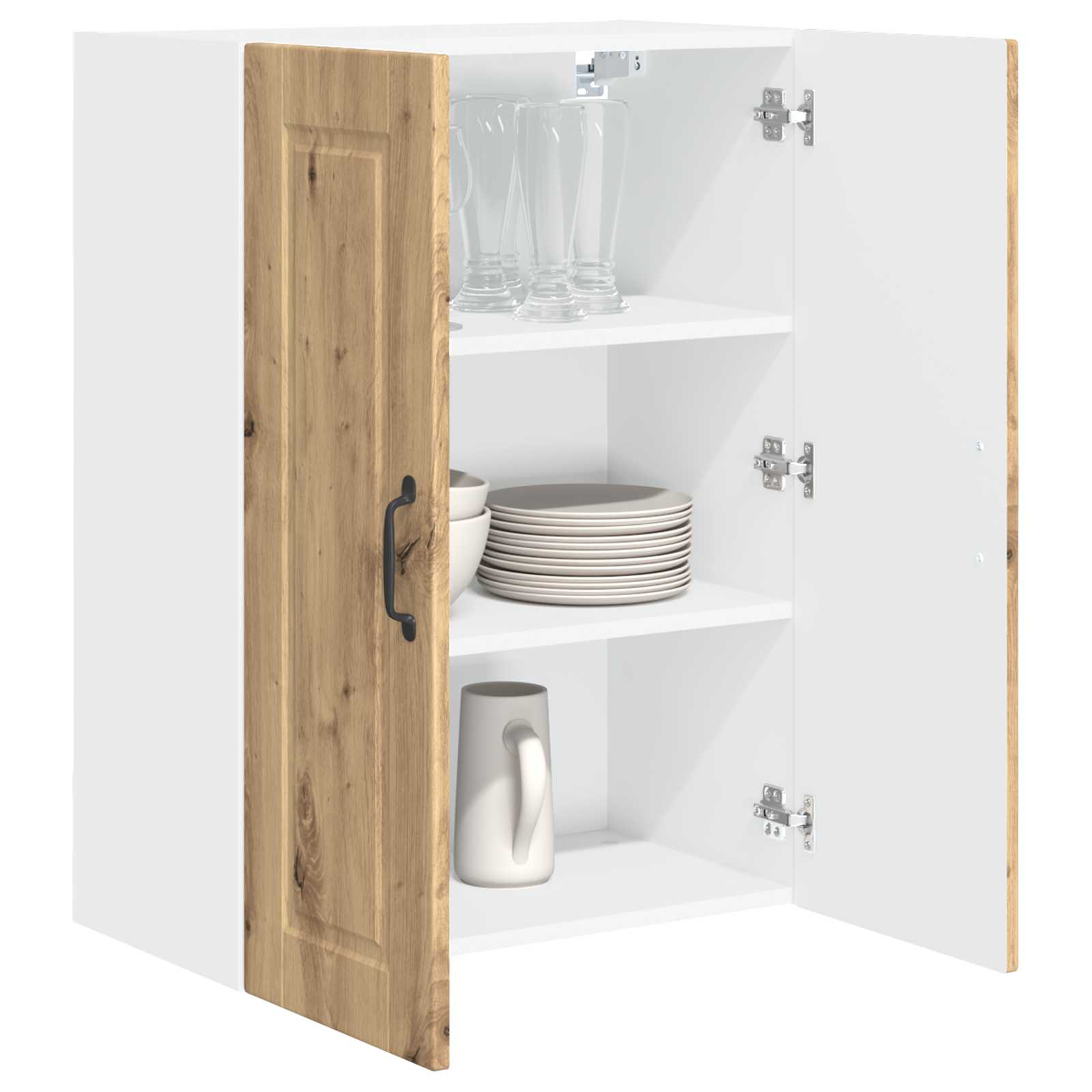Wandschrank PORTO Artisan-Eiche 60 x 31 x 80 cm Holzwerkstoff