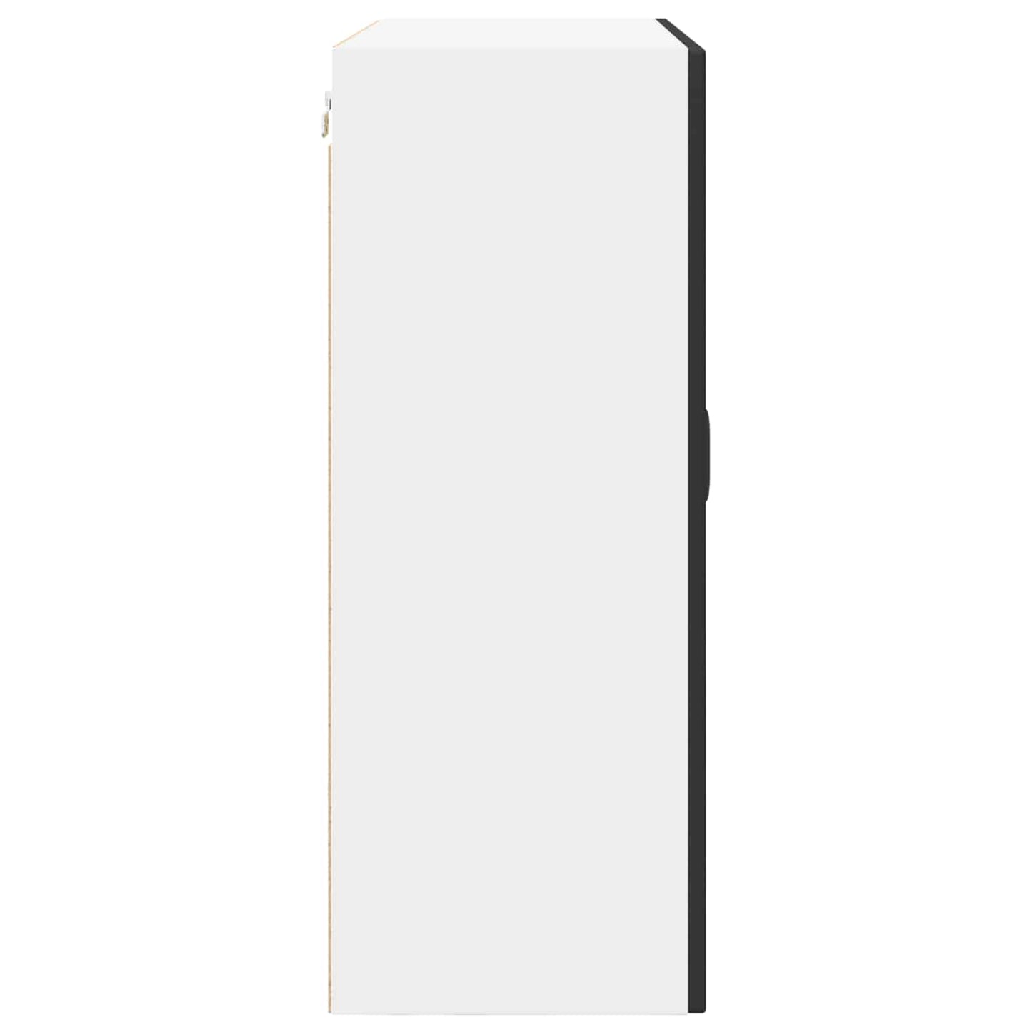 Wandschrank PORTO Schwarz 80 x 31 x 80 cm Holzwerkstoff