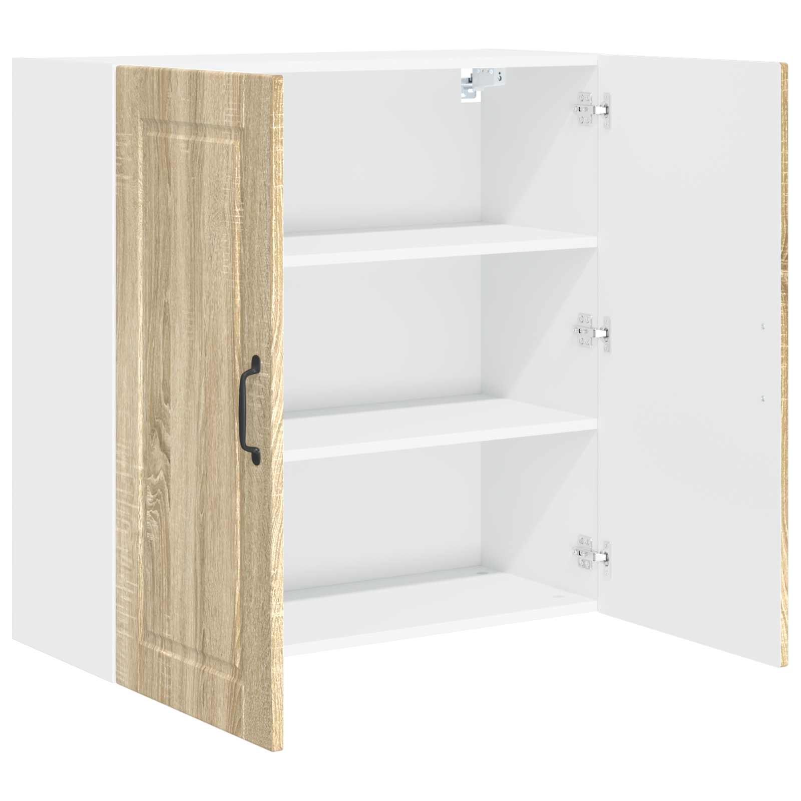 Wandschrank PORTO Sonoma-Eiche 80 x 31 x 80 cm Holzwerkstoff
