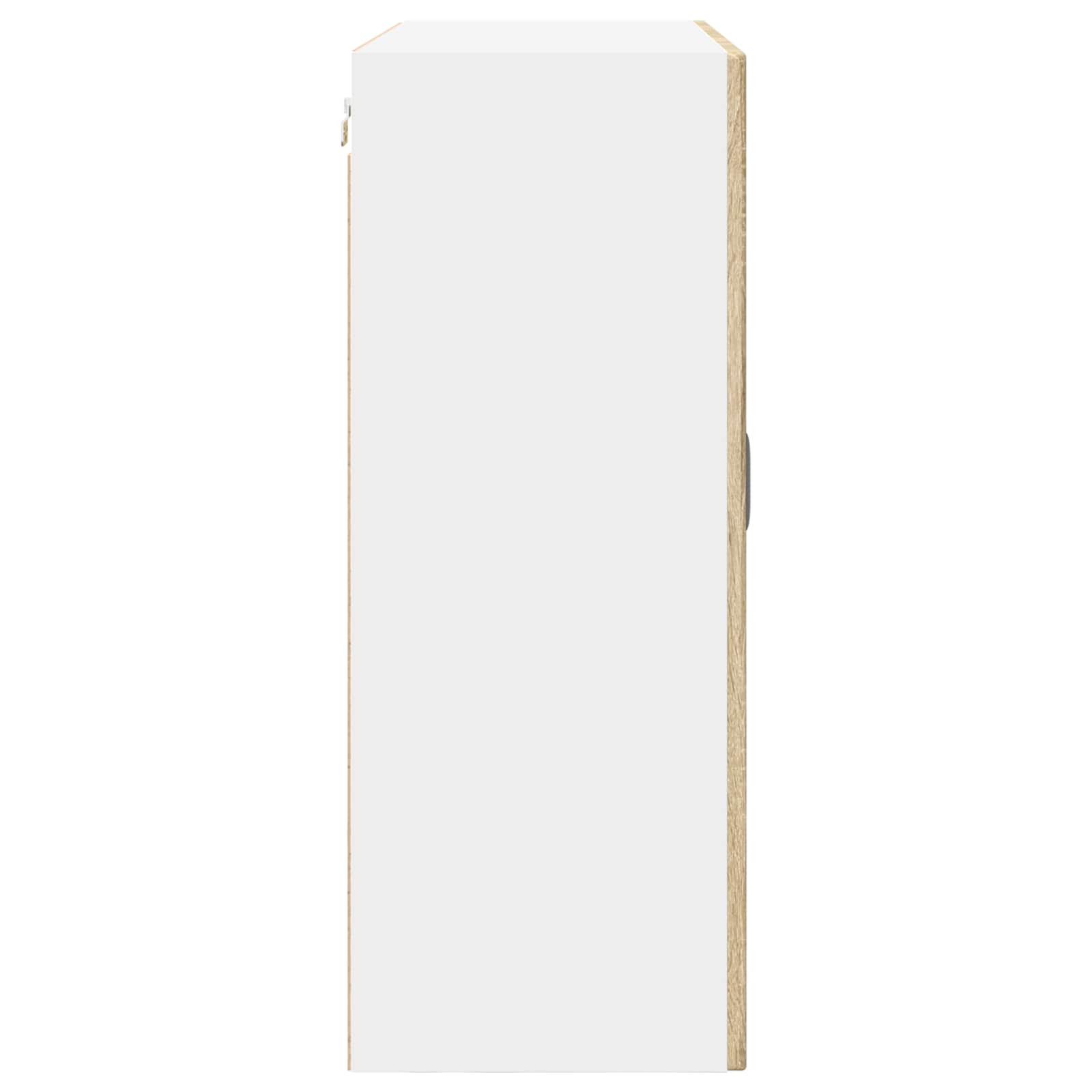 Wandschrank PORTO Sonoma-Eiche 80 x 31 x 80 cm Holzwerkstoff