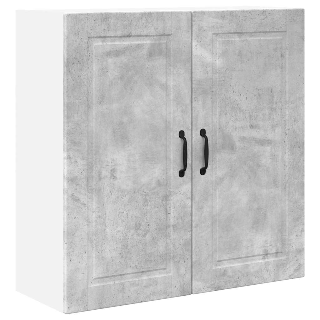 Küchenwandschrank Beton Grau 80 x 31 x 80 cm Holzwerkstoff