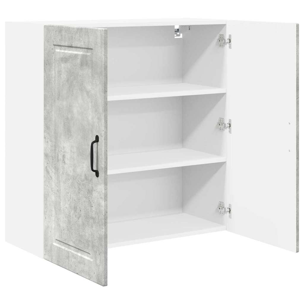 Küchenwandschrank Beton Grau 80 x 31 x 80 cm Holzwerkstoff