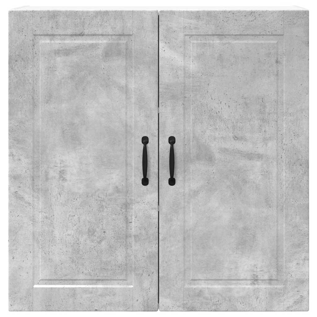 Küchenwandschrank Beton Grau 80 x 31 x 80 cm Holzwerkstoff