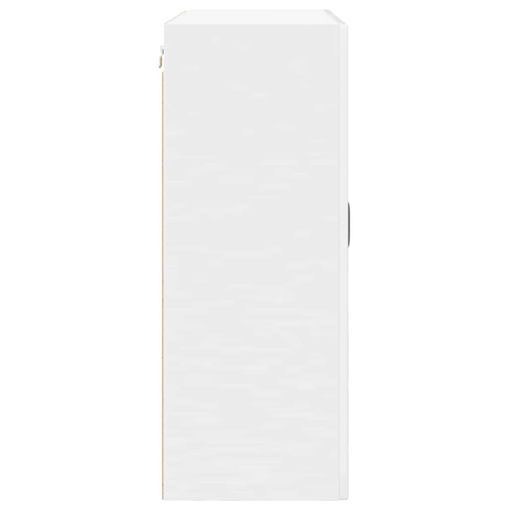 Küchenwandschrank Hochglanz Weiß 80 x 31 x 80 cm Holzwerkstoff