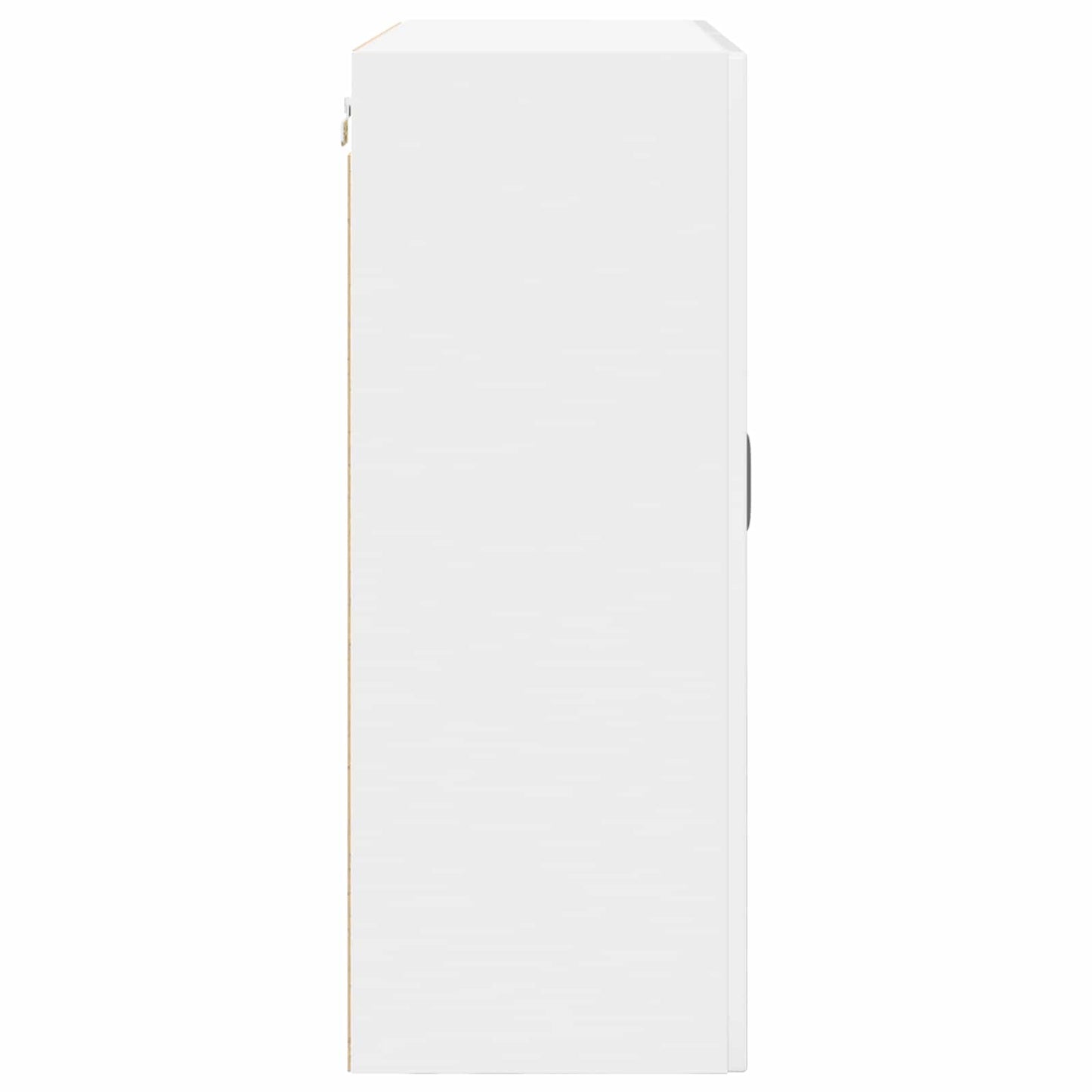 Wandschrank PORTO Hochglanz Weiß 80 x 31 x 80 cm Holzwerkstoff