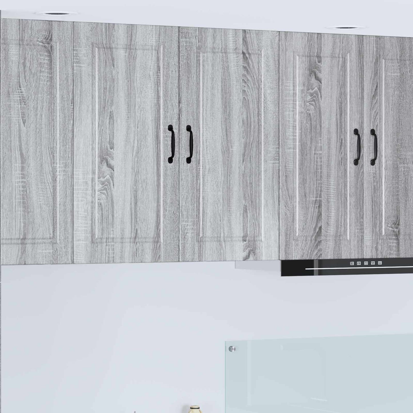 Wandschrank PORTO Graues Sonoma 80 x 31 x 80 cm Holzwerkstoff