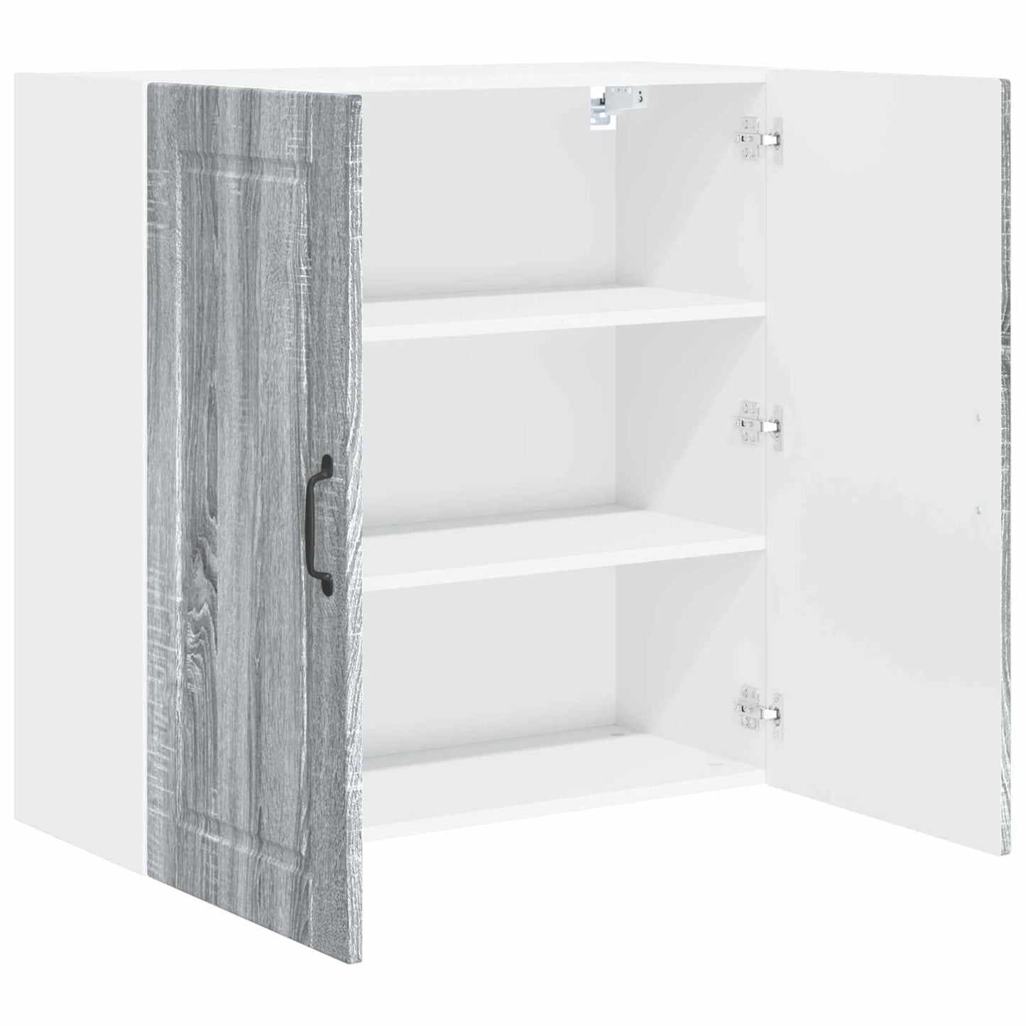 Wandschrank PORTO Graues Sonoma 80 x 31 x 80 cm Holzwerkstoff