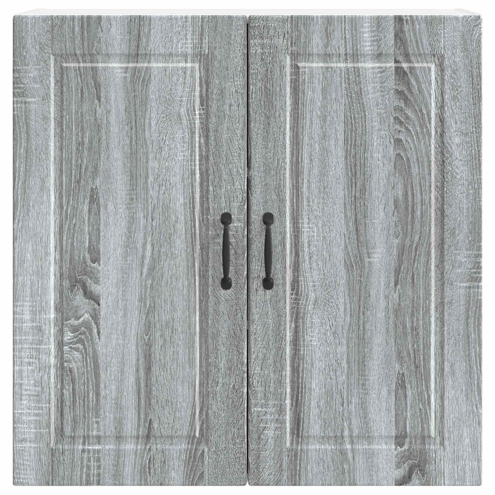Wandschrank PORTO Graues Sonoma 80 x 31 x 80 cm Holzwerkstoff