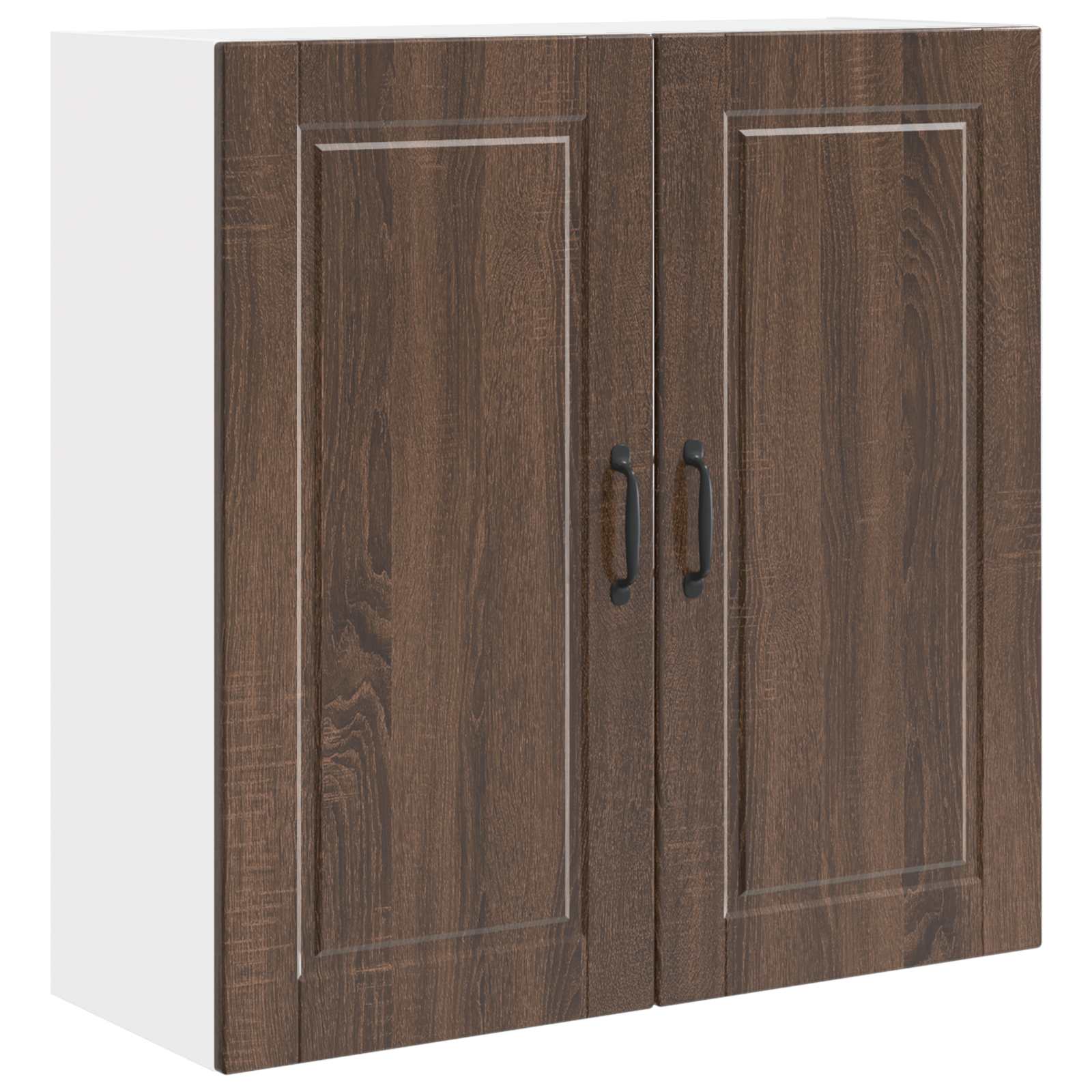 Wandschrank PORTO Braun Eichen-Optik 80 x 31 x 80 cm