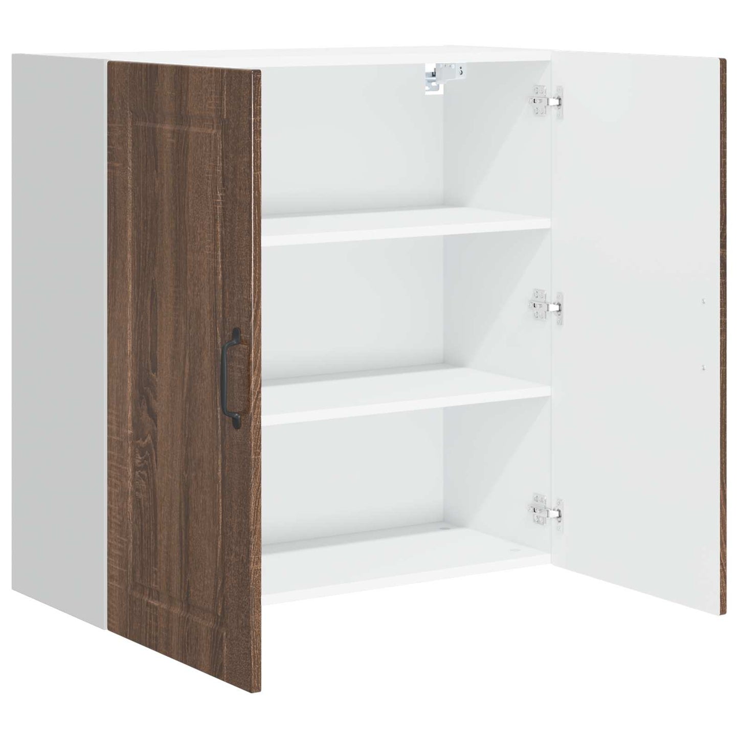 Wandschrank PORTO Braun Eichen-Optik 80 x 31 x 80 cm