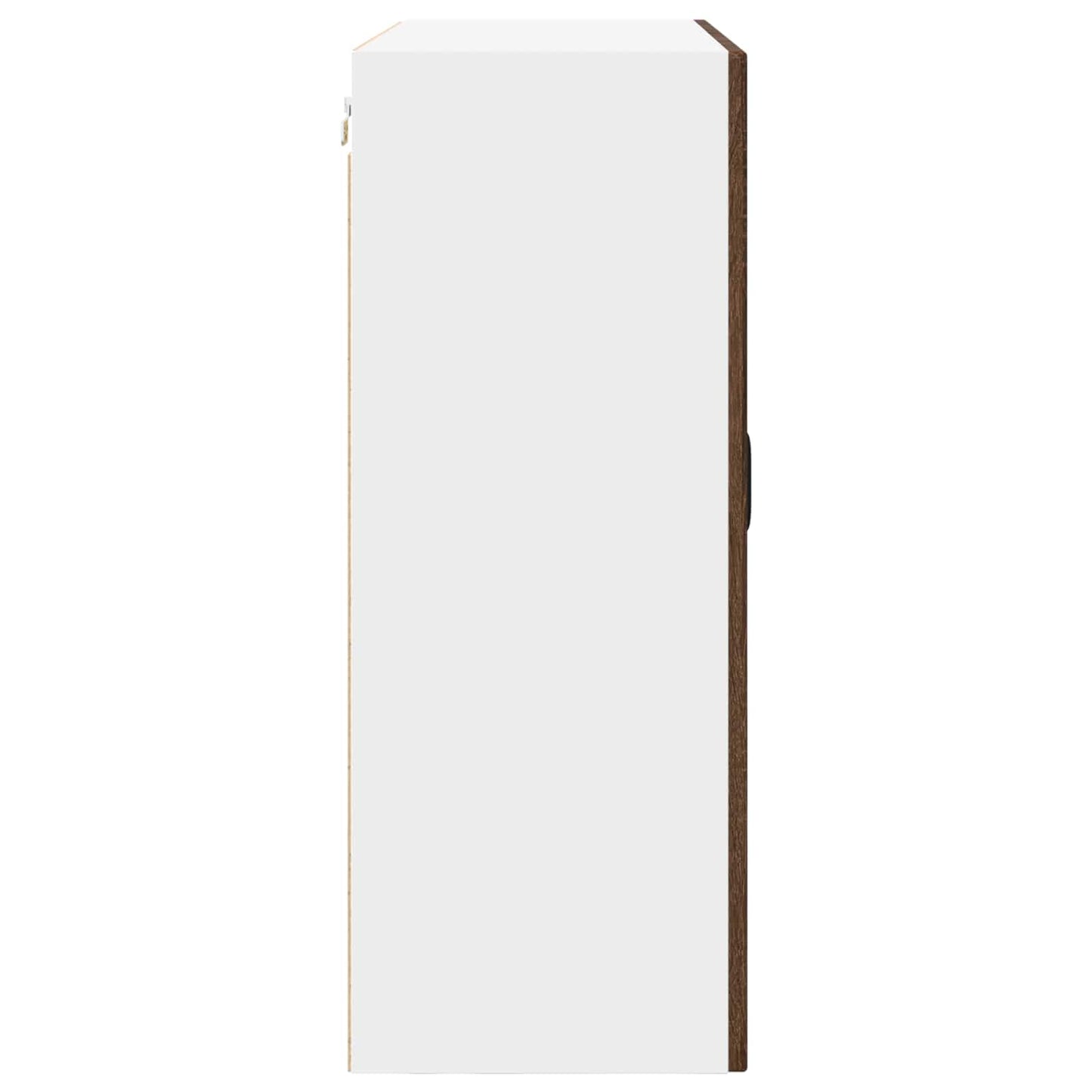 Wandschrank PORTO Braun Eichen-Optik 80 x 31 x 80 cm