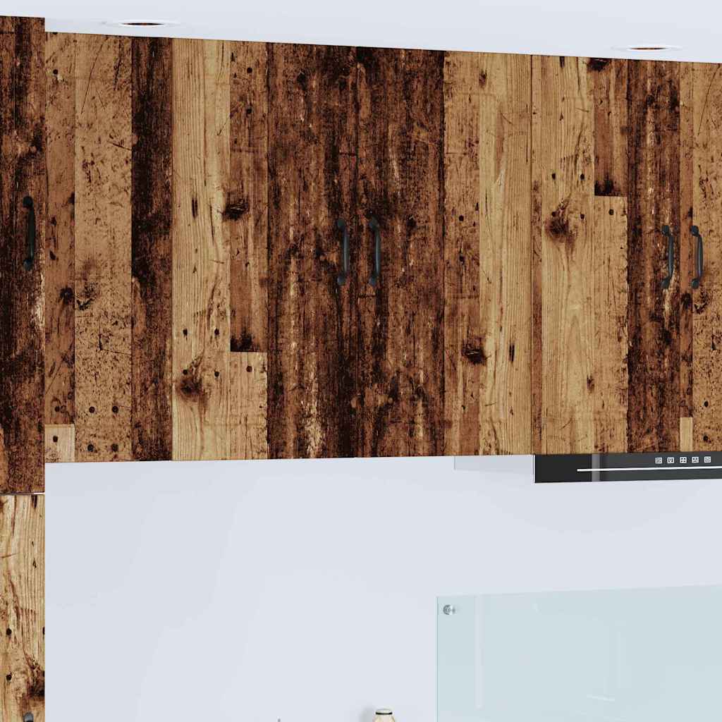 Küchenwandschrank mit Tür Altholz 80 x 31 x 80 cm Holzwerkstoff