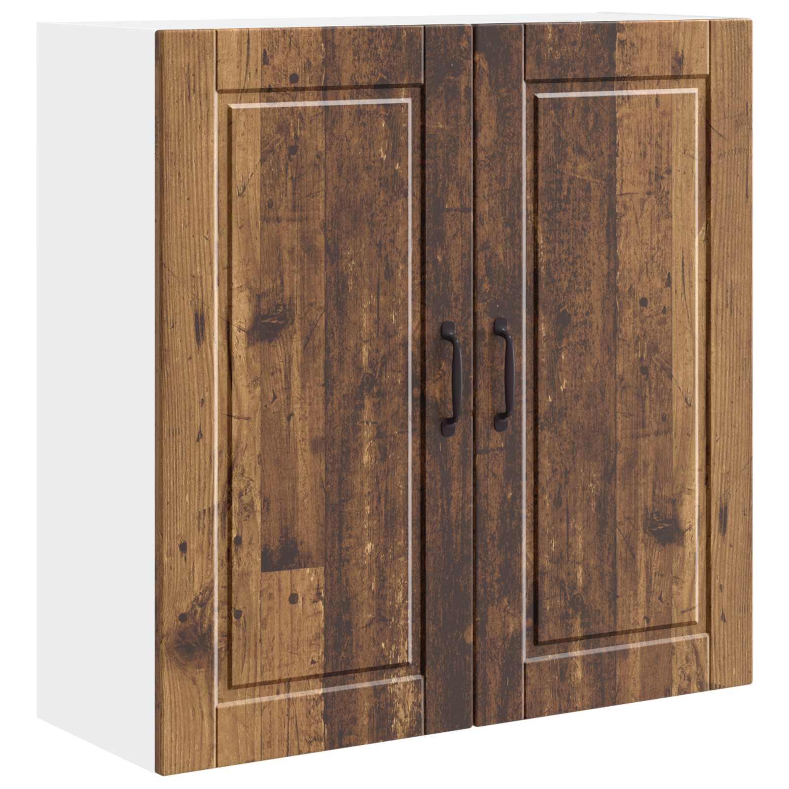 Wandschrank PORTO Altholz 80 x 31 x 80 cm Holzwerkstoff