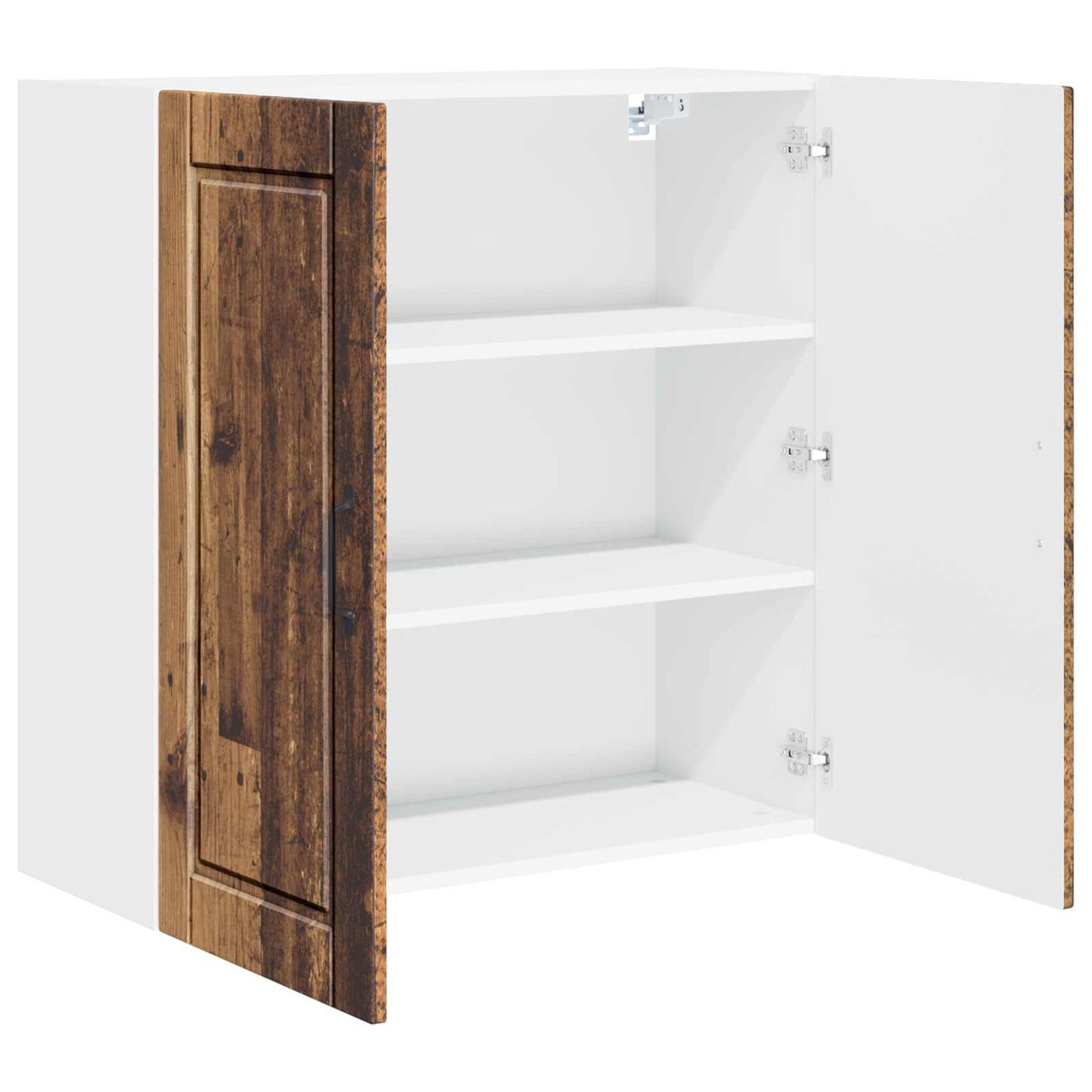 Wandschrank PORTO Altholz 80 x 31 x 80 cm Holzwerkstoff