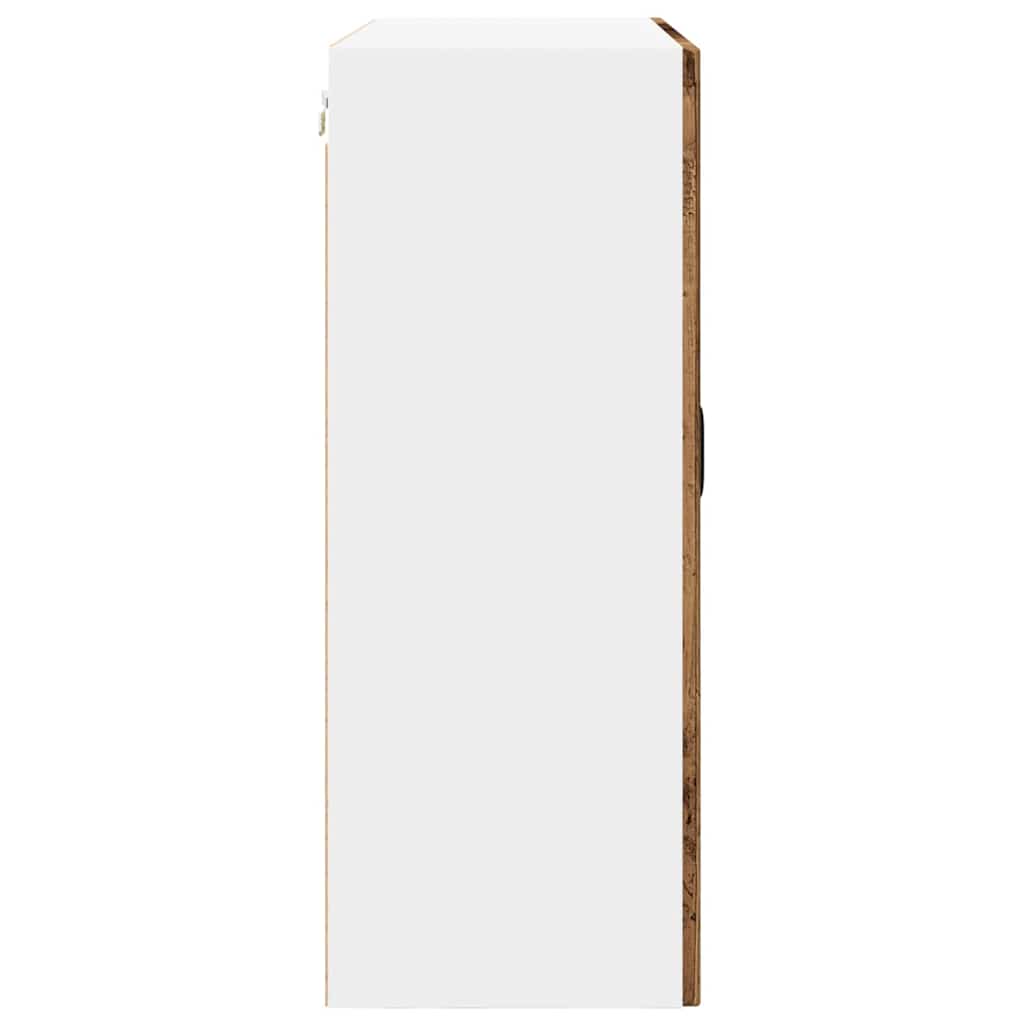 Küchenwandschrank mit Tür Altholz 80 x 31 x 80 cm Holzwerkstoff