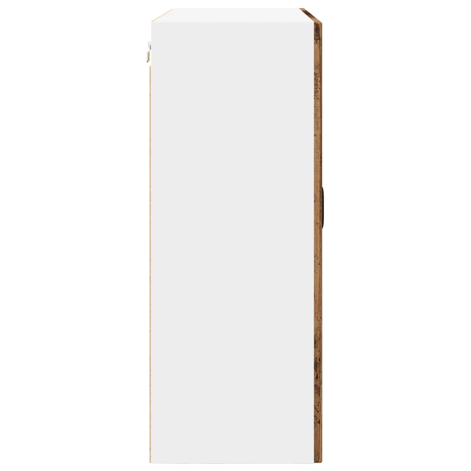 Wandschrank PORTO Altholz 80 x 31 x 80 cm Holzwerkstoff