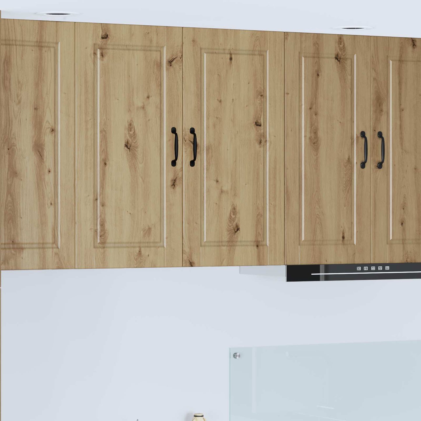Wandschrank PORTO Artisan-Eiche 80 x 31 x 80 cm Holzwerkstoff