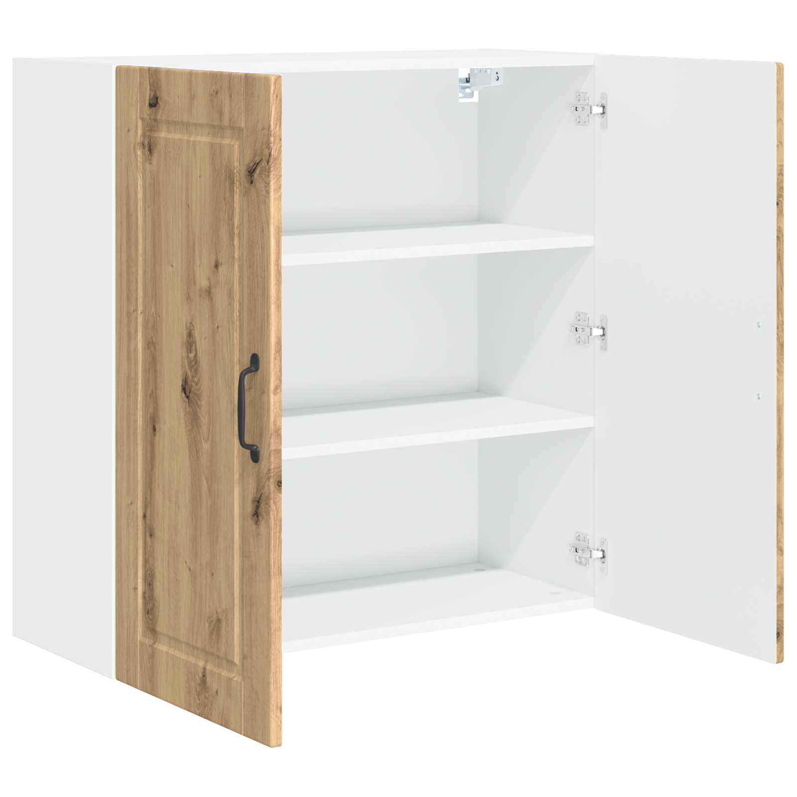 Wandschrank PORTO Artisan-Eiche 80 x 31 x 80 cm Holzwerkstoff