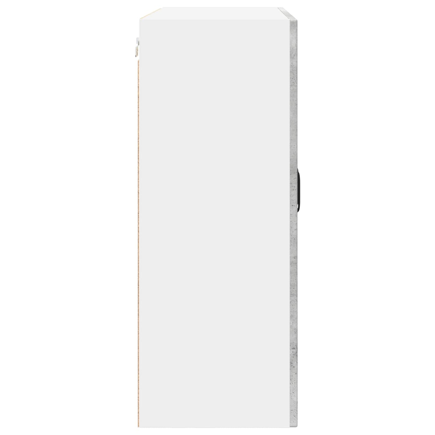 Wandglas-Schrank PORTO Beton Grau 80 x 31 x 80 cm Holzwerkstoff