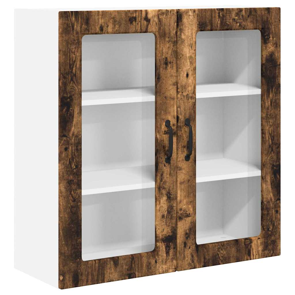 Küchenwandschrank mit Regal Geräucherte Eiche 80 x 31 x 80 cm