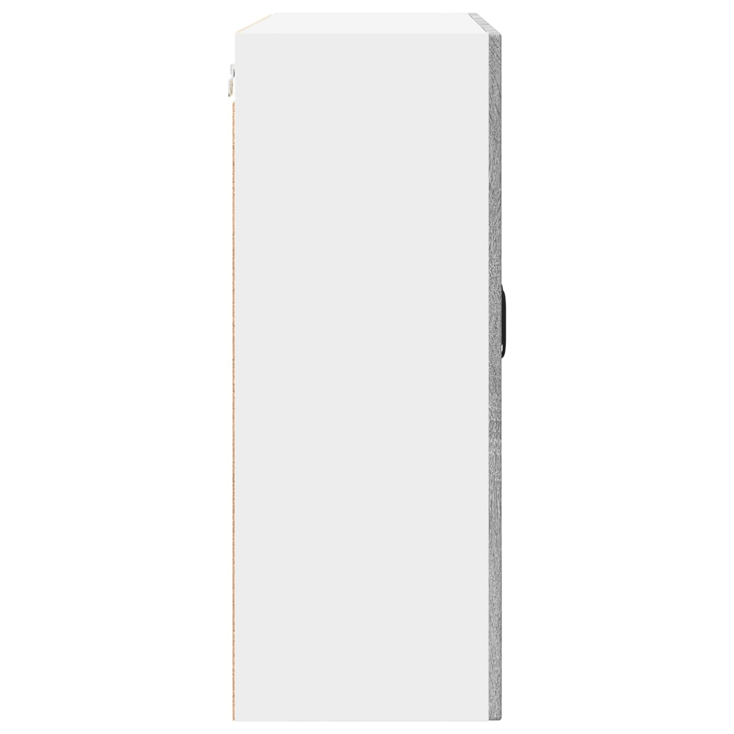 Wandglas-Schrank PORTO Graues Sonoma 80 x 31 x 80 cm