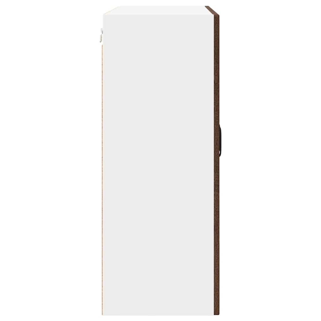 Küchenwandschrank mit Regal Braun Eichen-Optik 80 x 31 x 80 cm