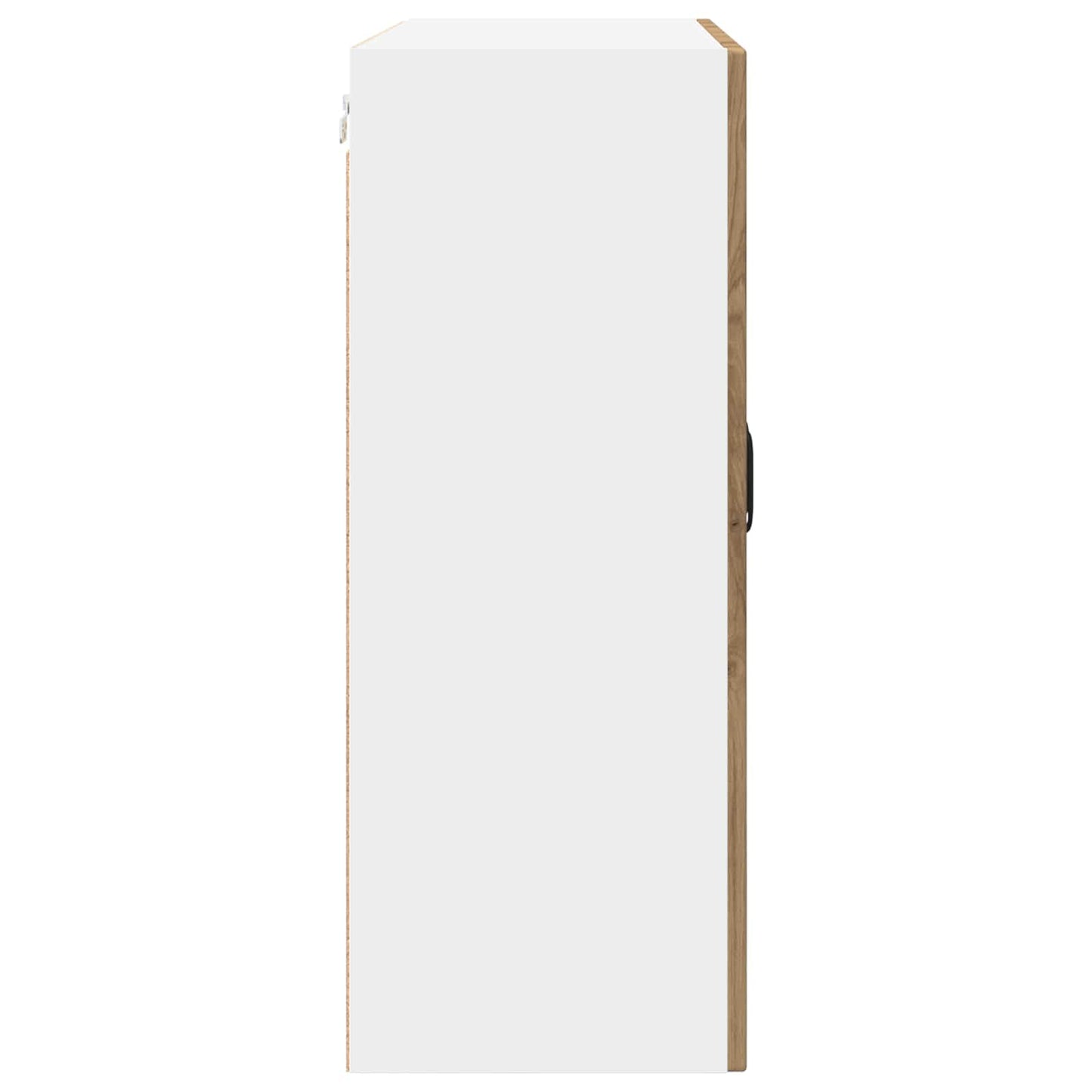 Wandglas-Schrank PORTO Artisan-Eiche 80 x 31 x 80 cm