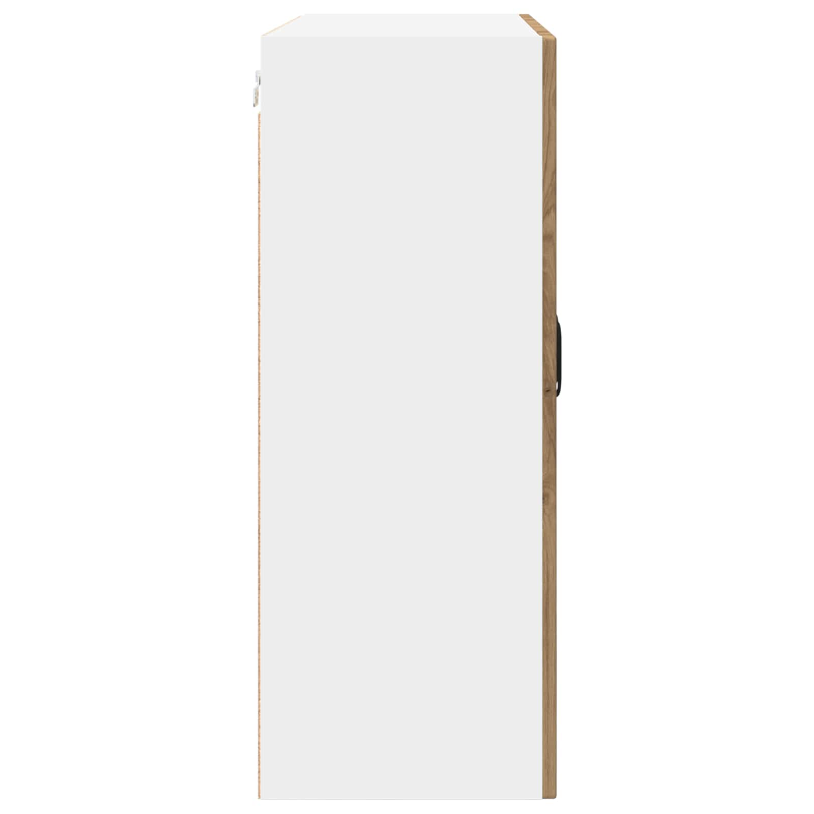 Wandglas-Schrank PORTO Artisan-Eiche 80 x 31 x 80 cm