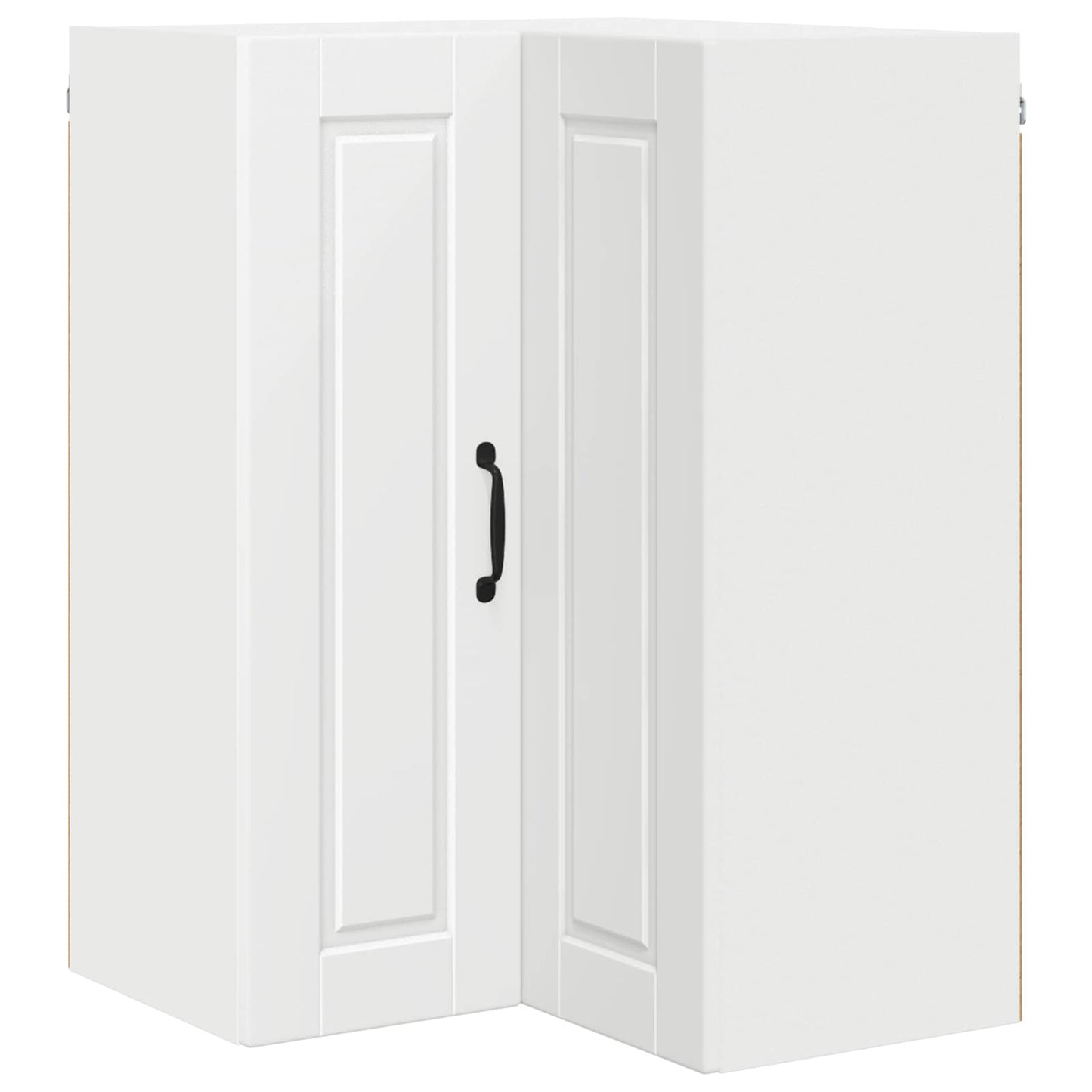 Wand-Eckschrank PORTO Weiß 57 x 57 x 80 cm Holzwerkstoff
