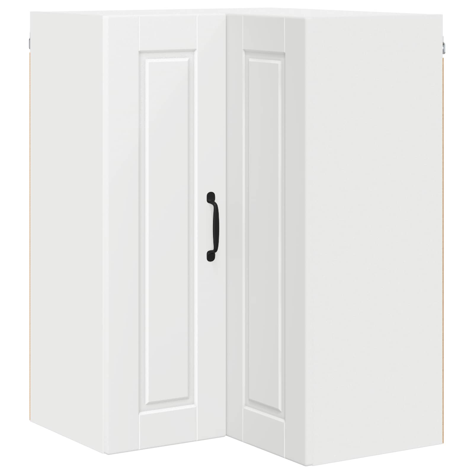 Wand-Eckschrank PORTO Weiß 57 x 57 x 80 cm Holzwerkstoff