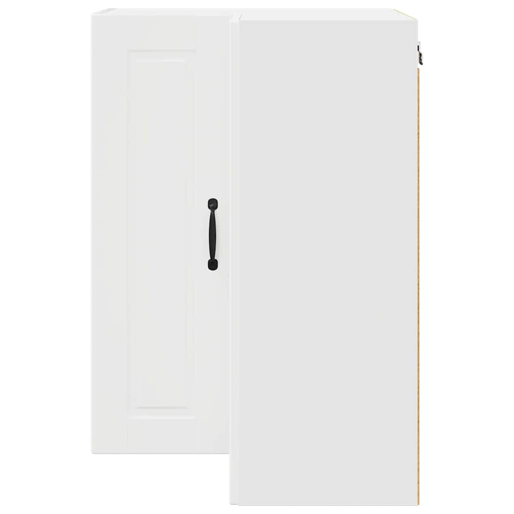 Küchenwandschrank mit Regal Weiß 57 x 57 x 80 cm Holzwerkstoff