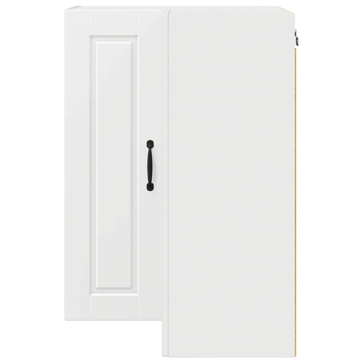 Wand-Eckschrank PORTO Weiß 57 x 57 x 80 cm Holzwerkstoff