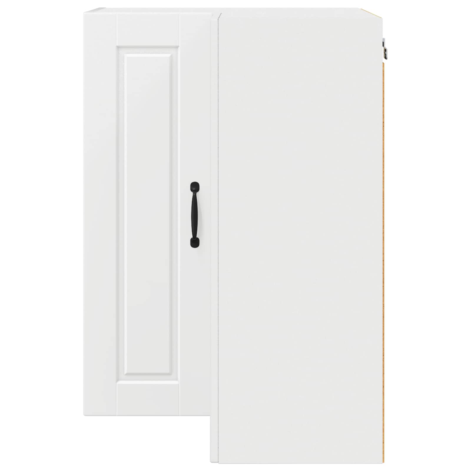 Wand-Eckschrank PORTO Weiß 57 x 57 x 80 cm Holzwerkstoff