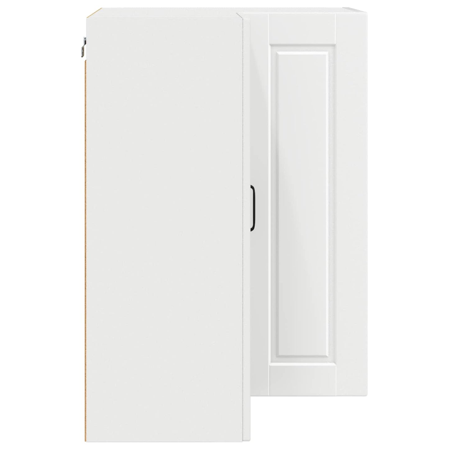 Wand-Eckschrank PORTO Weiß 57 x 57 x 80 cm Holzwerkstoff