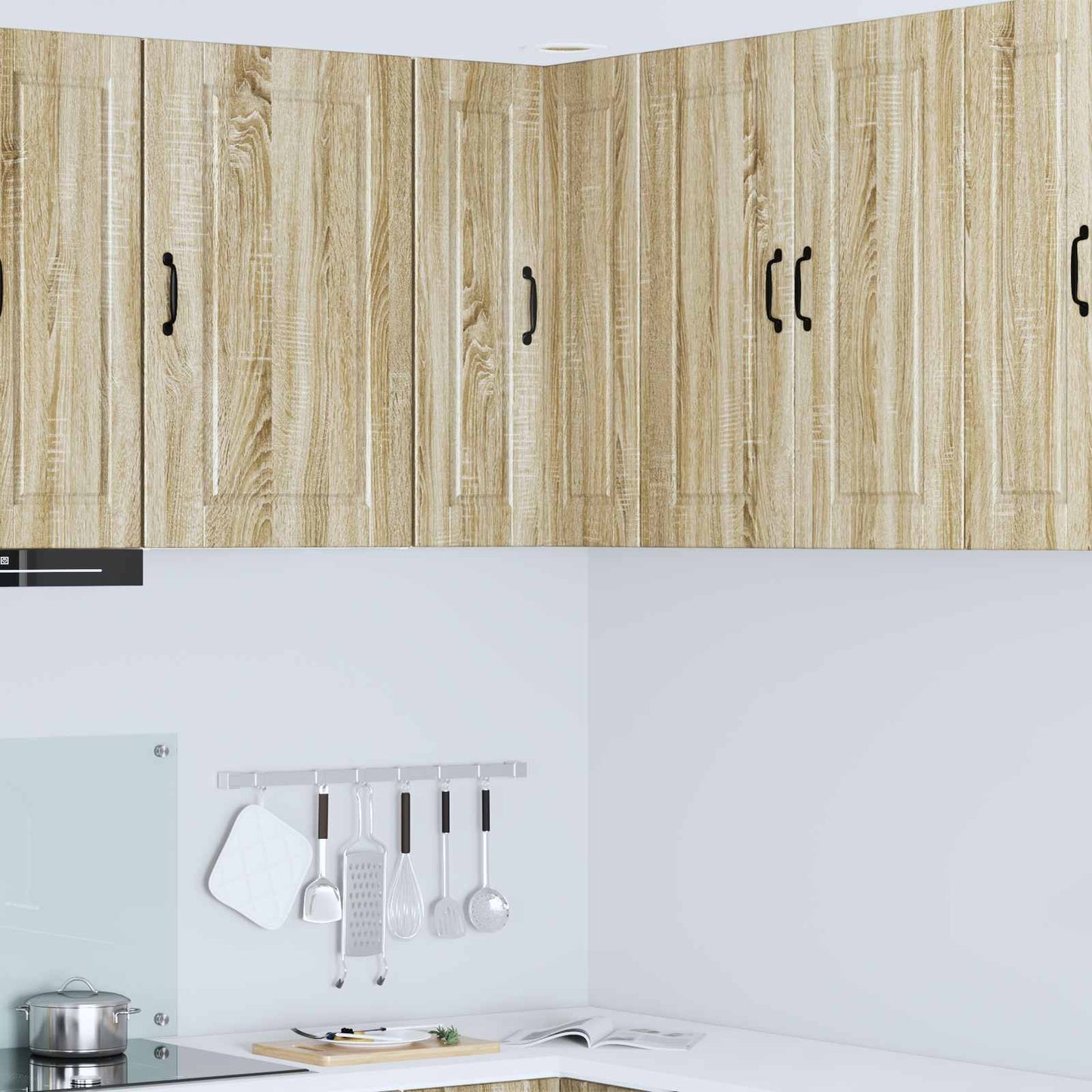 Wand-Eckschrank PORTO Sonoma-Eiche 57 x 57 x 80 cm