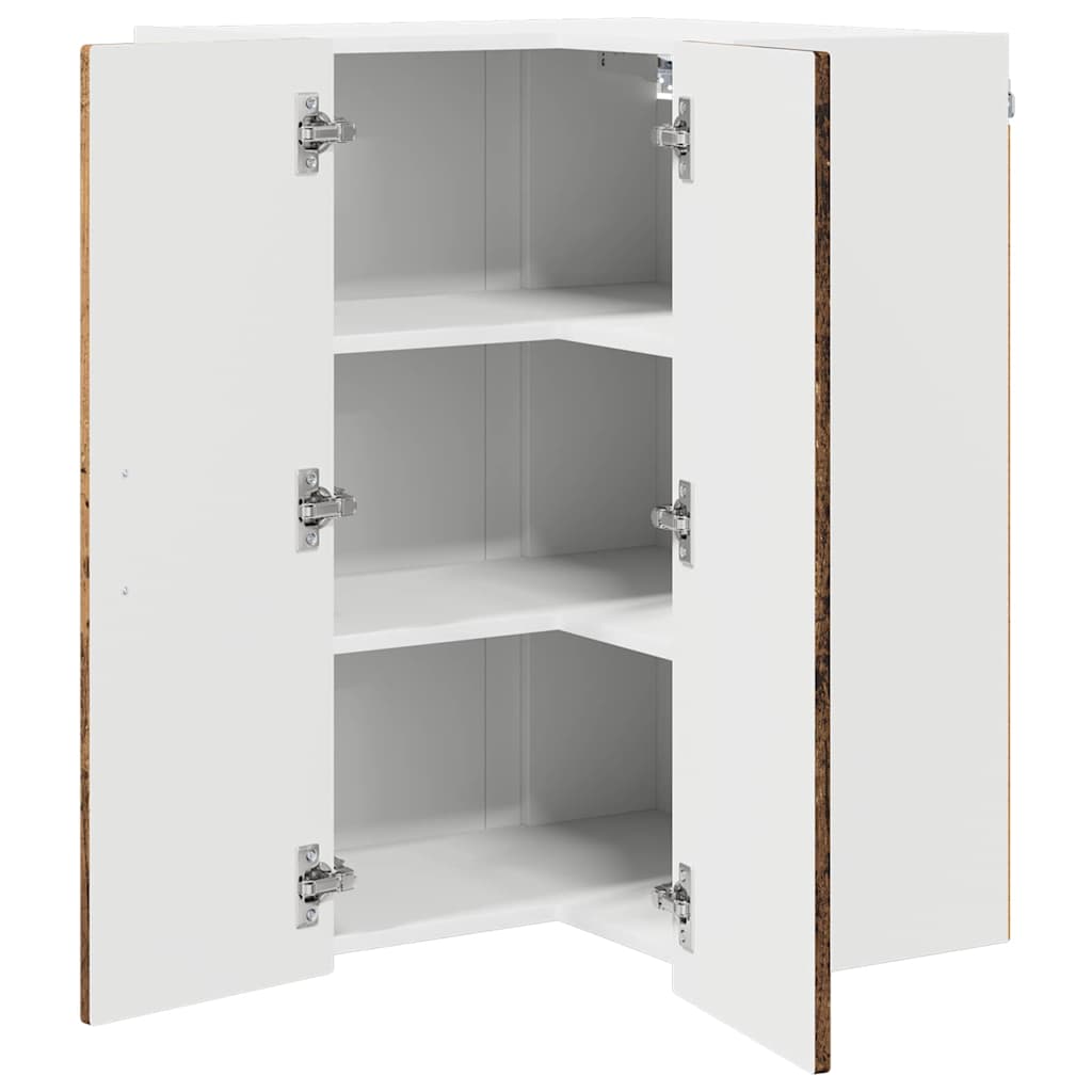 Küchenwandschrank mit Tür Altholz 57 x 57 x 80 cm Holzwerkstoff