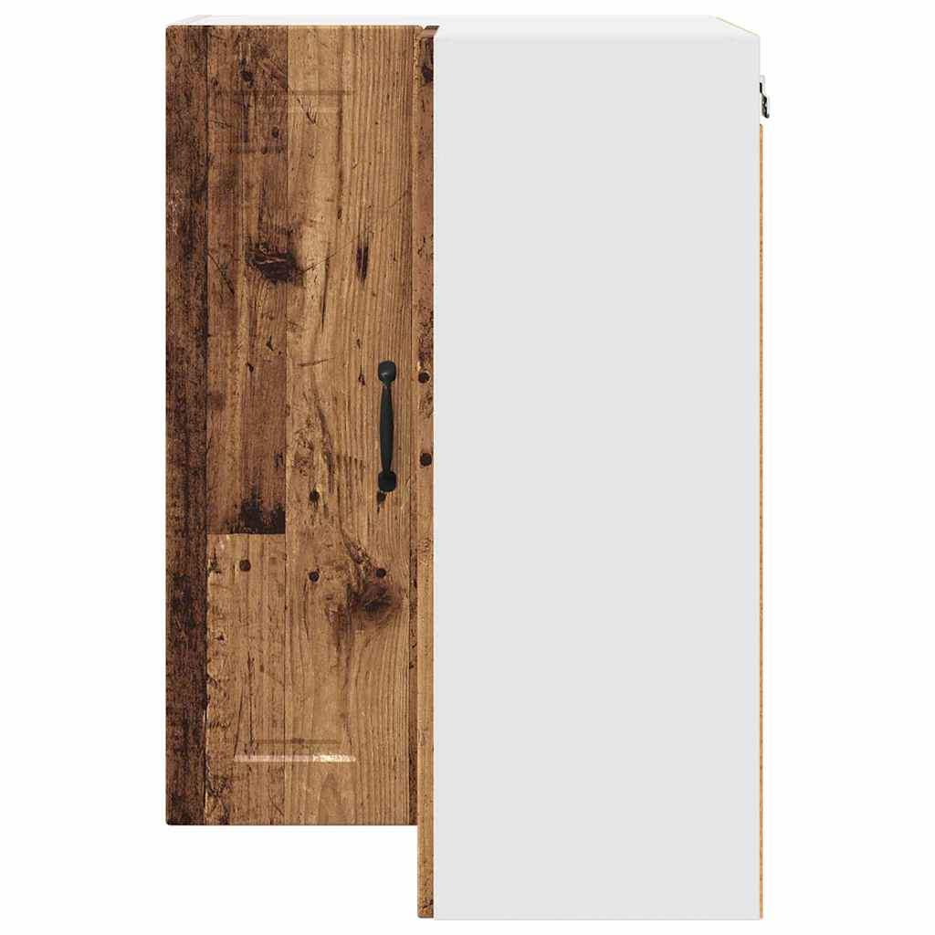 Küchenwandschrank mit Tür Altholz 57 x 57 x 80 cm Holzwerkstoff