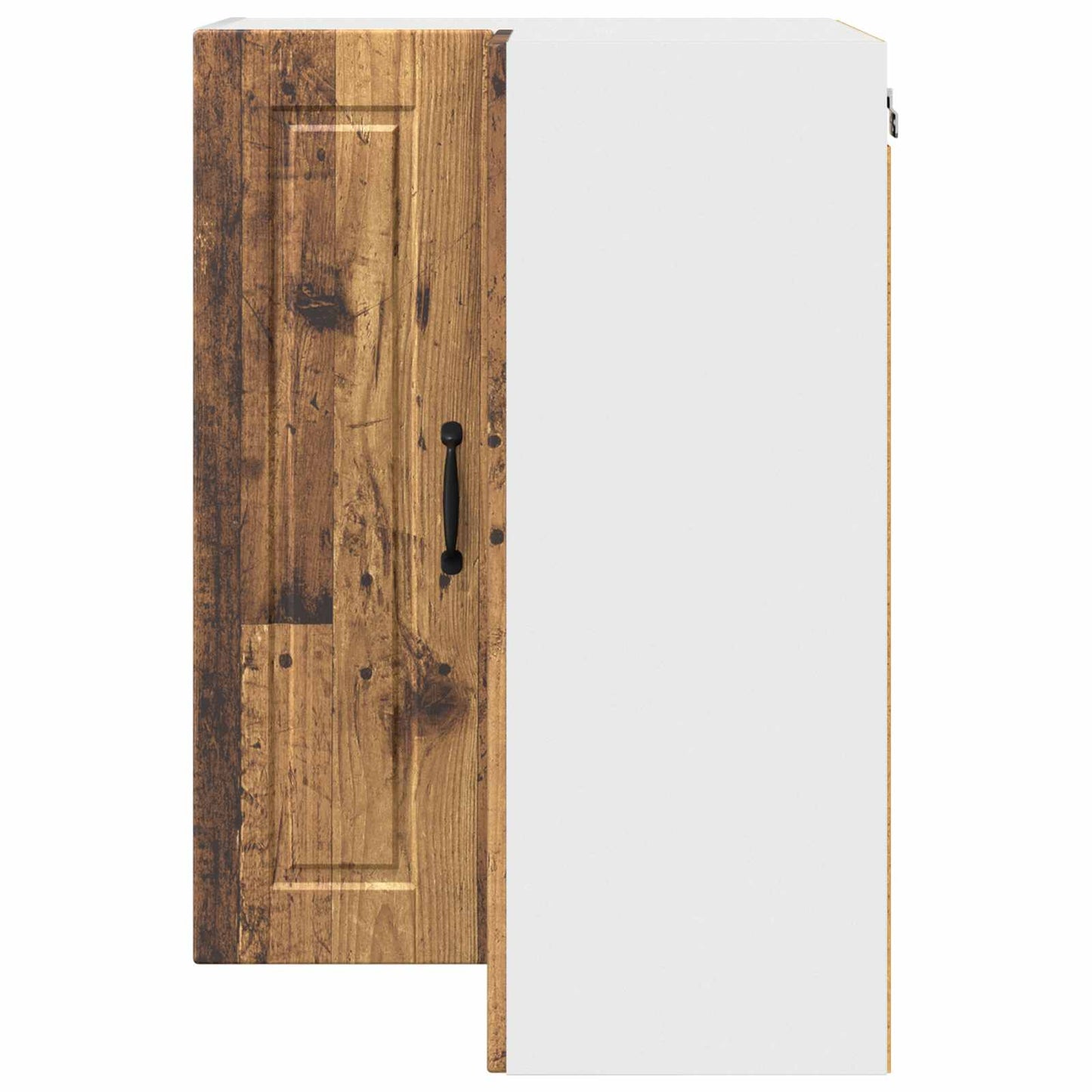 Wand-Eckschrank PORTO Altholz 57 x 57 x 80 cm Holzwerkstoff
