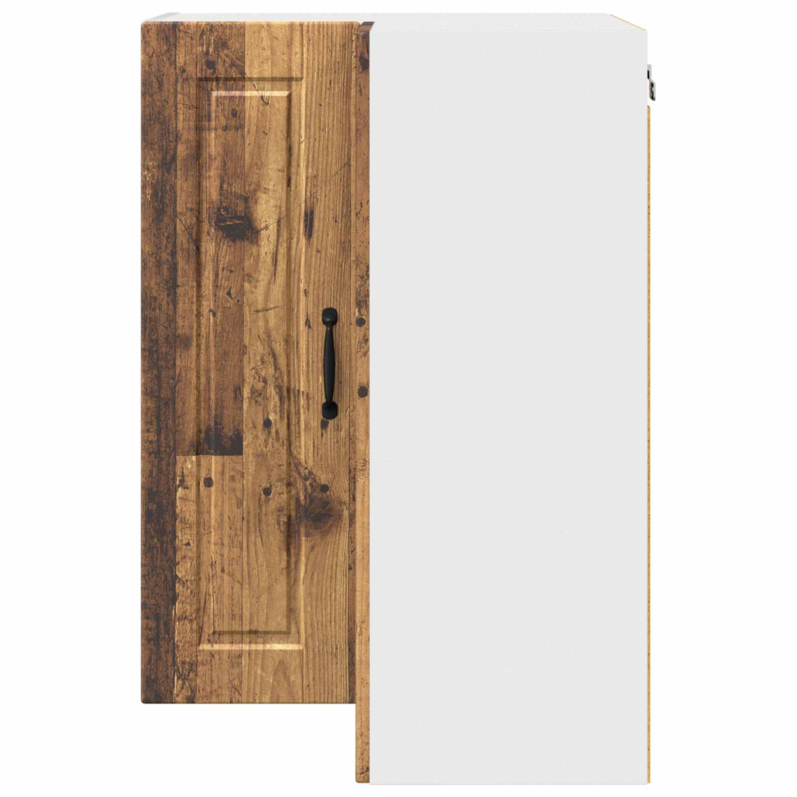 Wand-Eckschrank PORTO Altholz 57 x 57 x 80 cm Holzwerkstoff