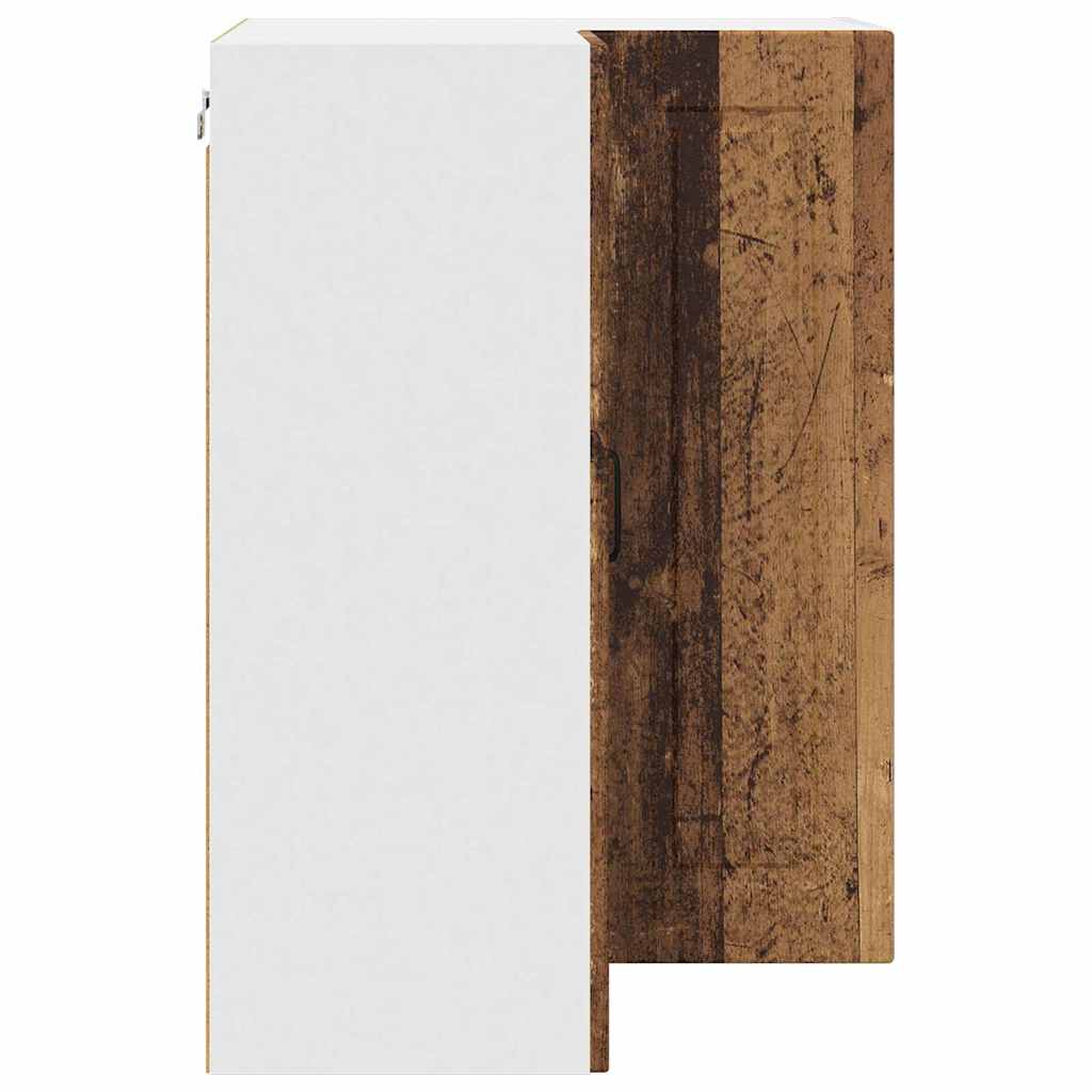 Küchenwandschrank mit Tür Altholz 57 x 57 x 80 cm Holzwerkstoff