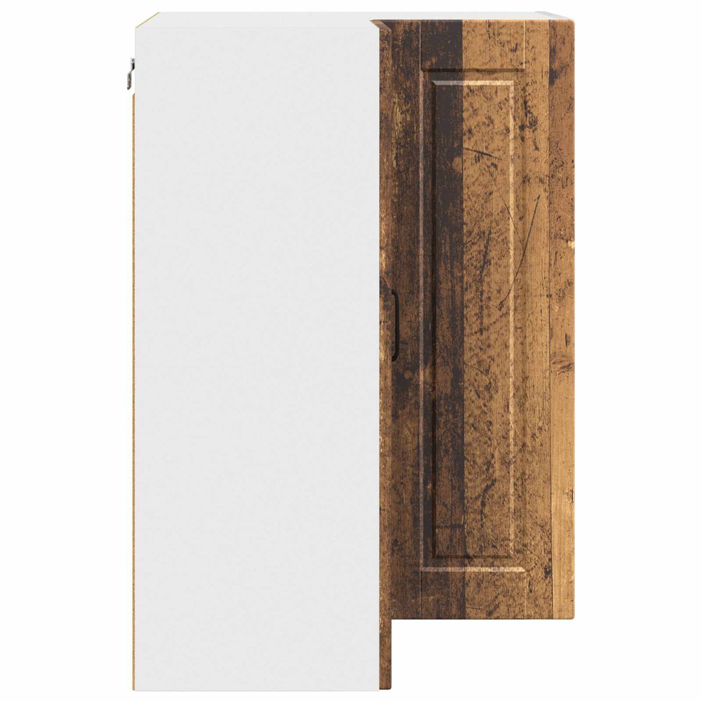 Wand-Eckschrank PORTO Altholz 57 x 57 x 80 cm Holzwerkstoff