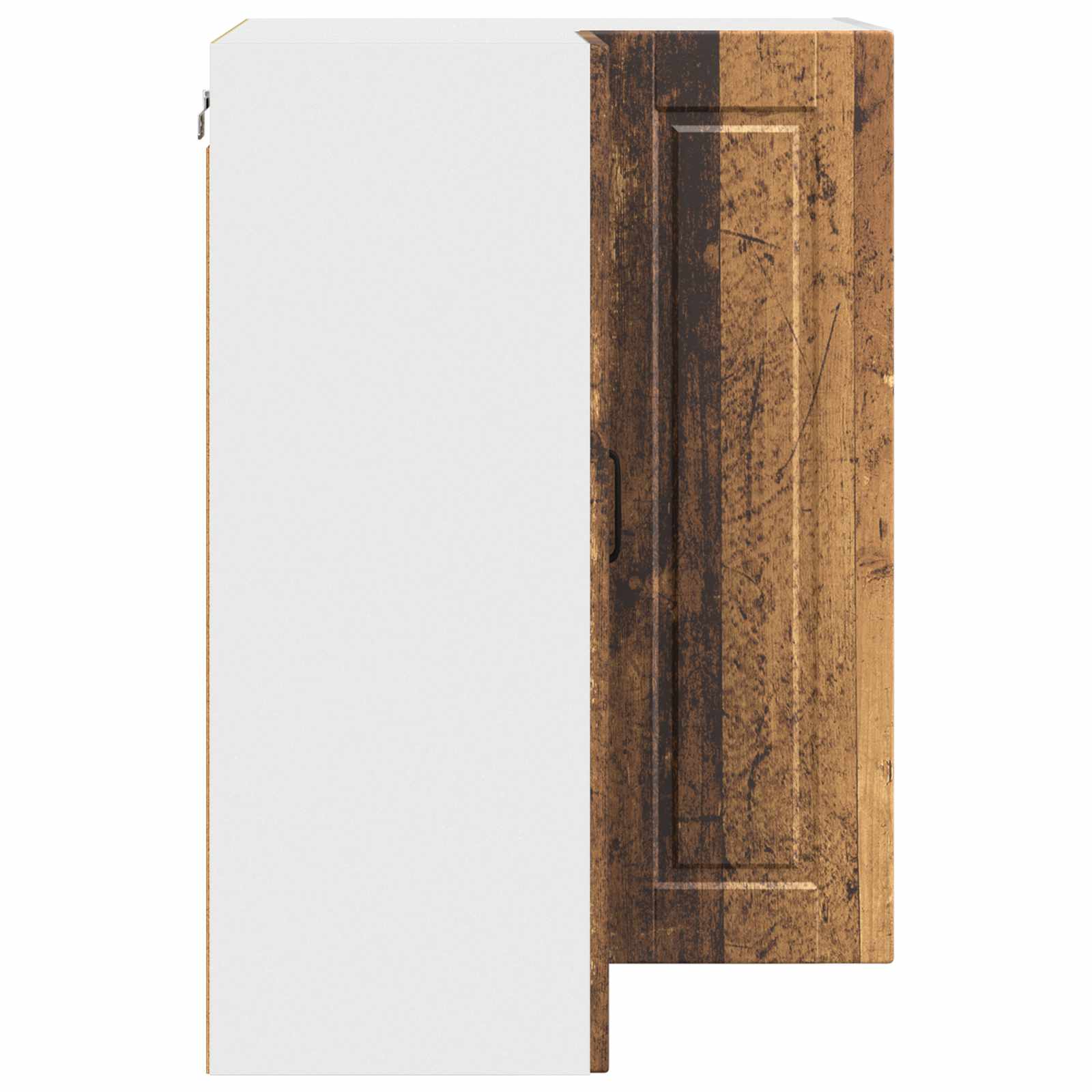Wand-Eckschrank PORTO Altholz 57 x 57 x 80 cm Holzwerkstoff